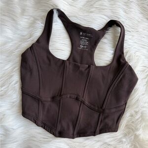 BuffBunny Dark Brown Sports Bra